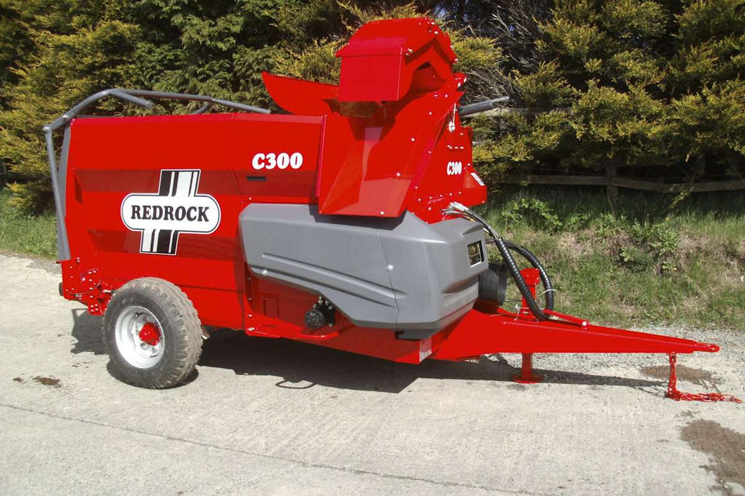 Redrock C300 Straw Chopper and Bale Feeder